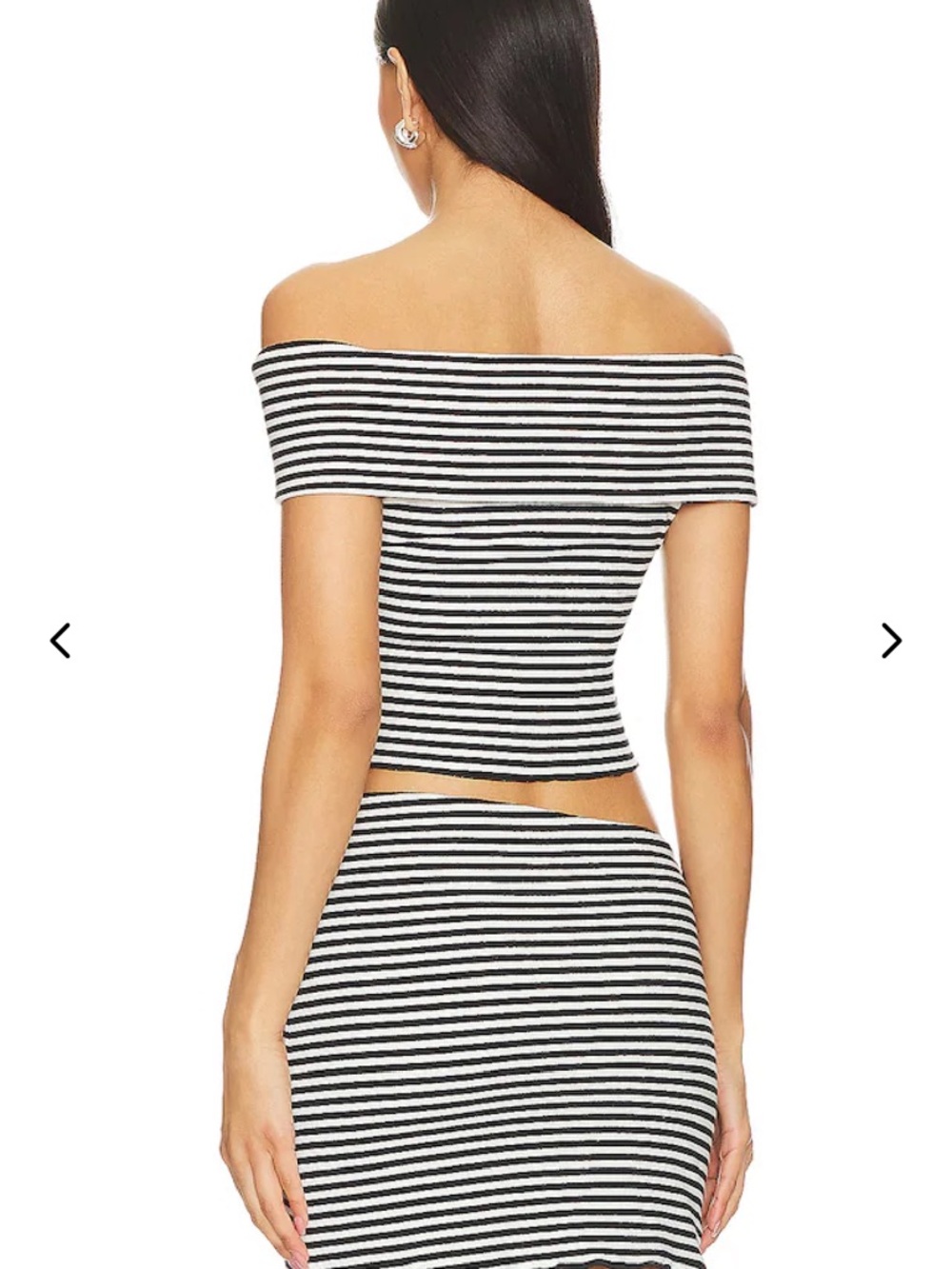 Lovers + Friends Luna Black & White Top - Picture 2 of 7